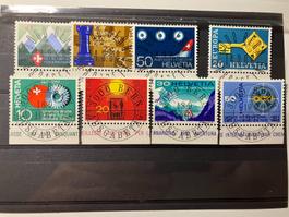 1967/68, Kat. 449-56, 8 Werte, ET-Stempel