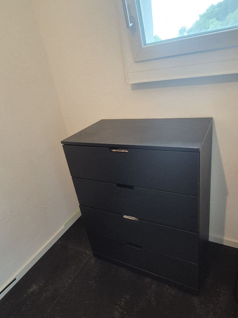 Cassettiere: NORDLI Kommode mit 3 Schubladen, anthrazit – Usato da Baden venduto da midewe 3