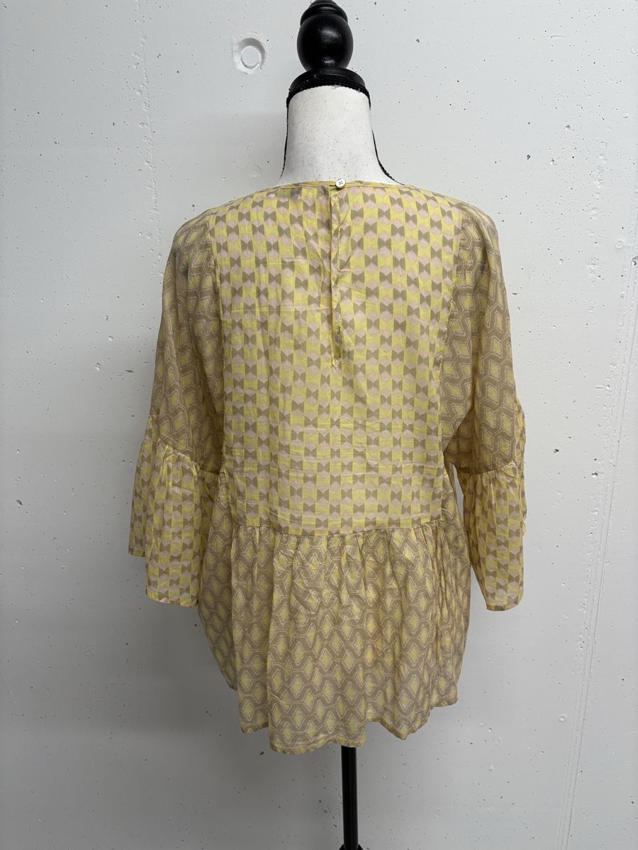Closed Blusen: CLOSED Bluse Gr. S Leni beige gelb Boho Baumwolle – Neu (gemäss Beschreibung) aus Regensdorf von secondchancefashion 3