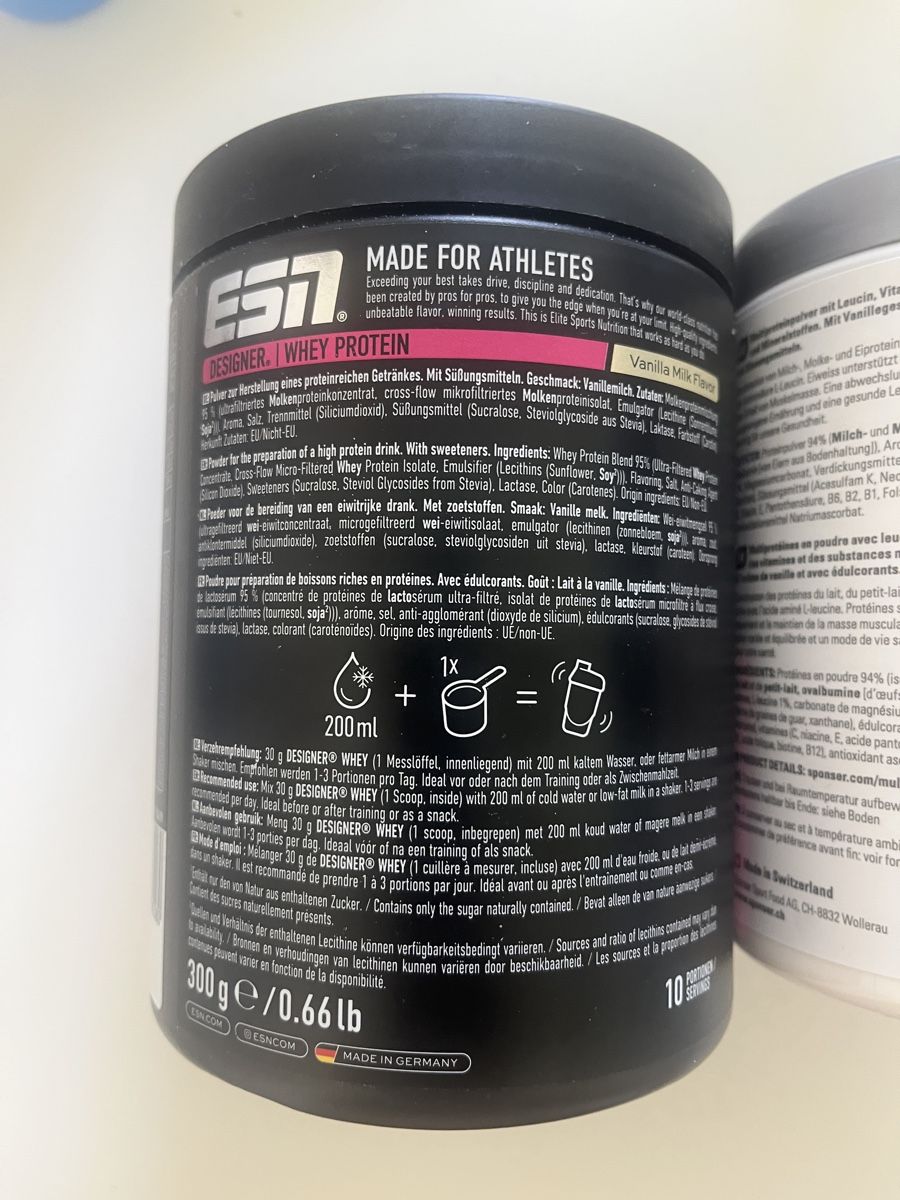 Cibi & Specialità: Designer Whey Protein & Sponser Multi Protein – Usato da Olten venduto da sae_82z2 4
