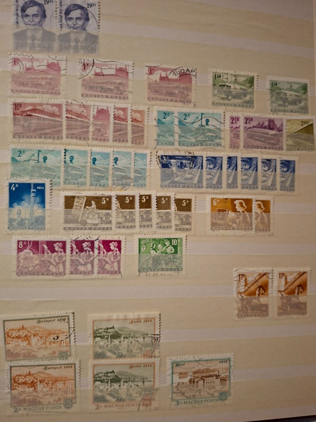 Tous les timbres: Briefmarkensammlung Ungarn – D'occasion à Balgach par SIMEON27 4