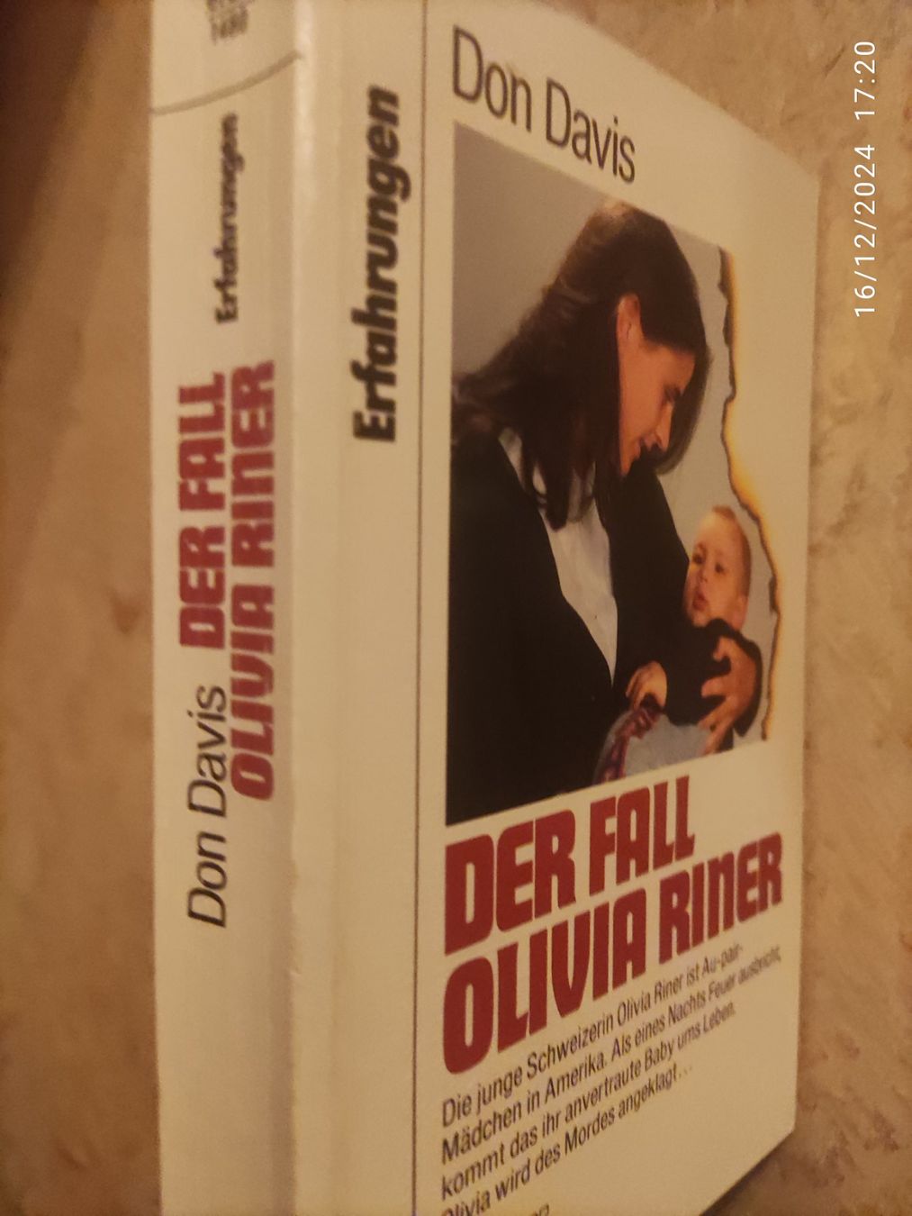 Libri: Don Davis Der Fall Olivia Riner. – Usato da Basel venduto da Alacant 2