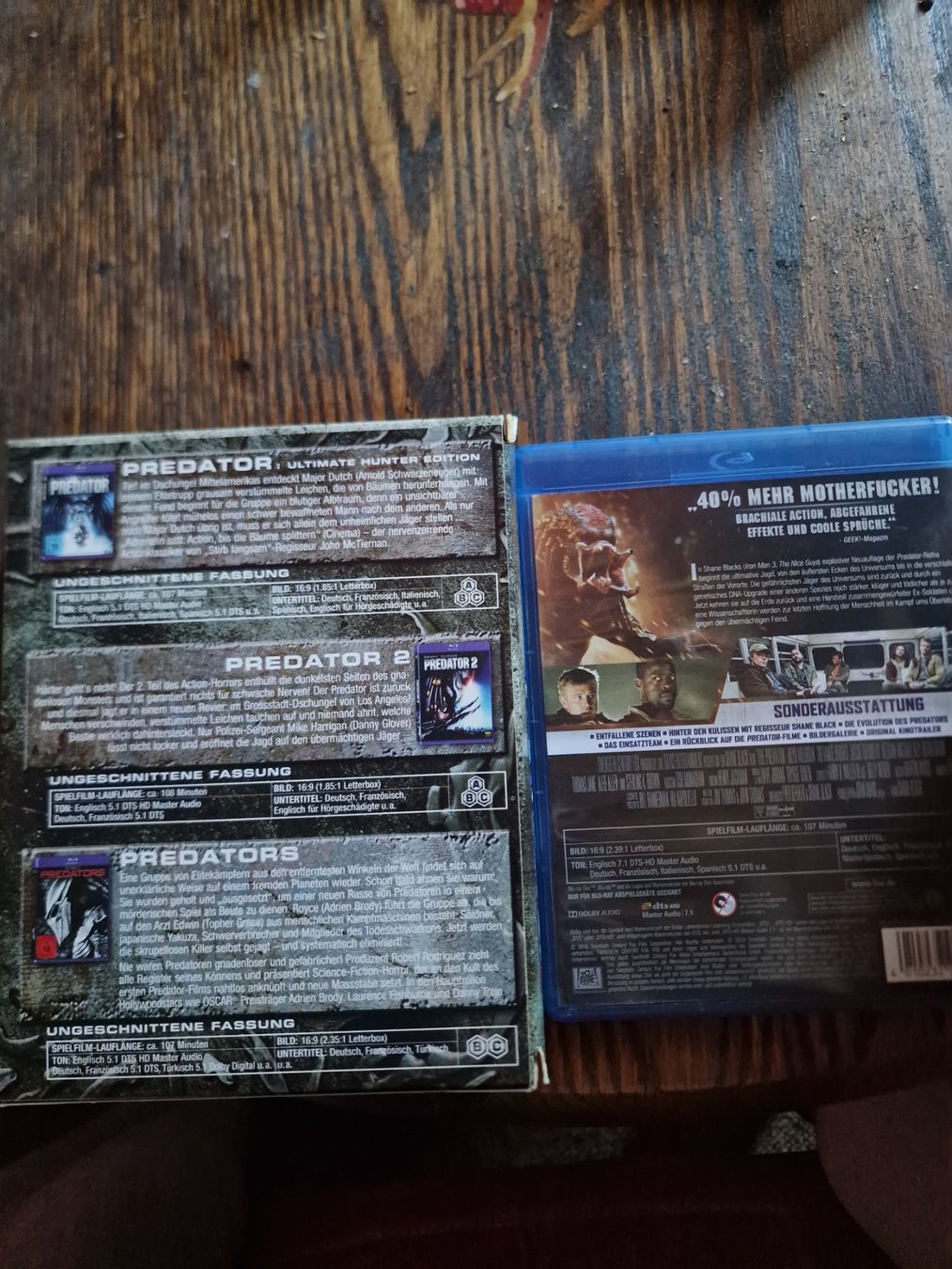 Tutti i DVDs: Blu-ray Collection Predator & Predator Upgrade – Usato da wünnewil venduto da mar_f2z8 1