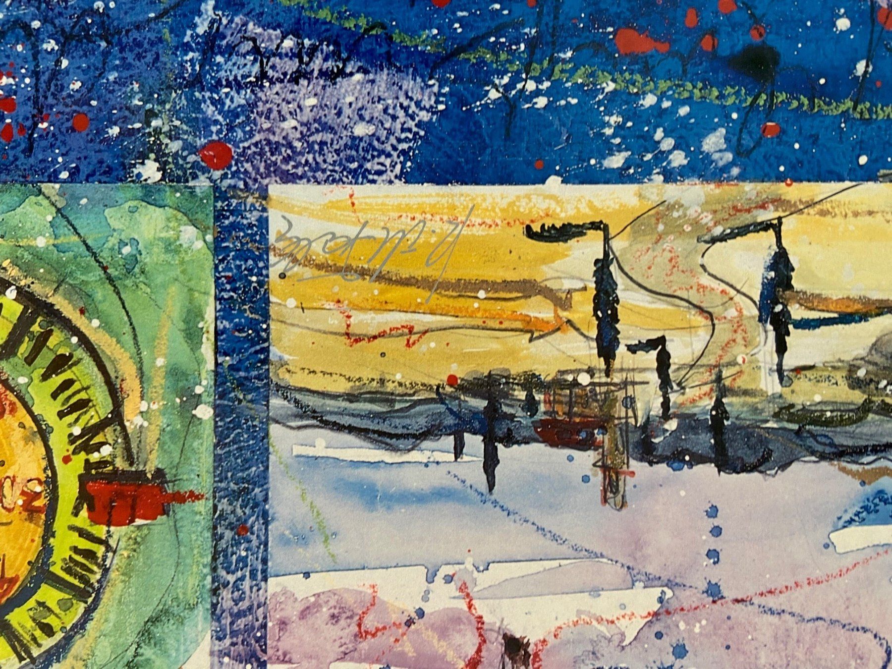 Arts picturaux & lithographies: Klaus Maria Falk "Luftfahrt" – Neuf (Voir description) à Chur par Kunst-Chur 1
