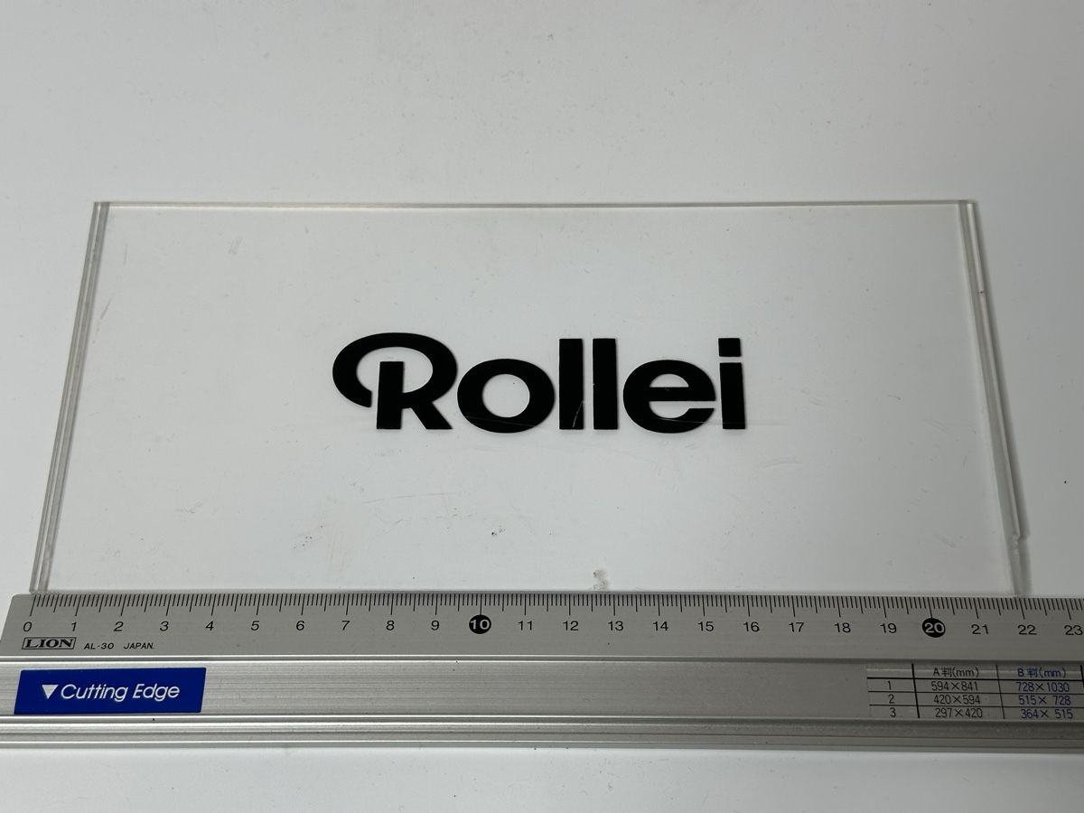 Rollei Fotocamera: Rollei Werbematerial Display Podest – Usato da zuchwil venduto da solotin74 2