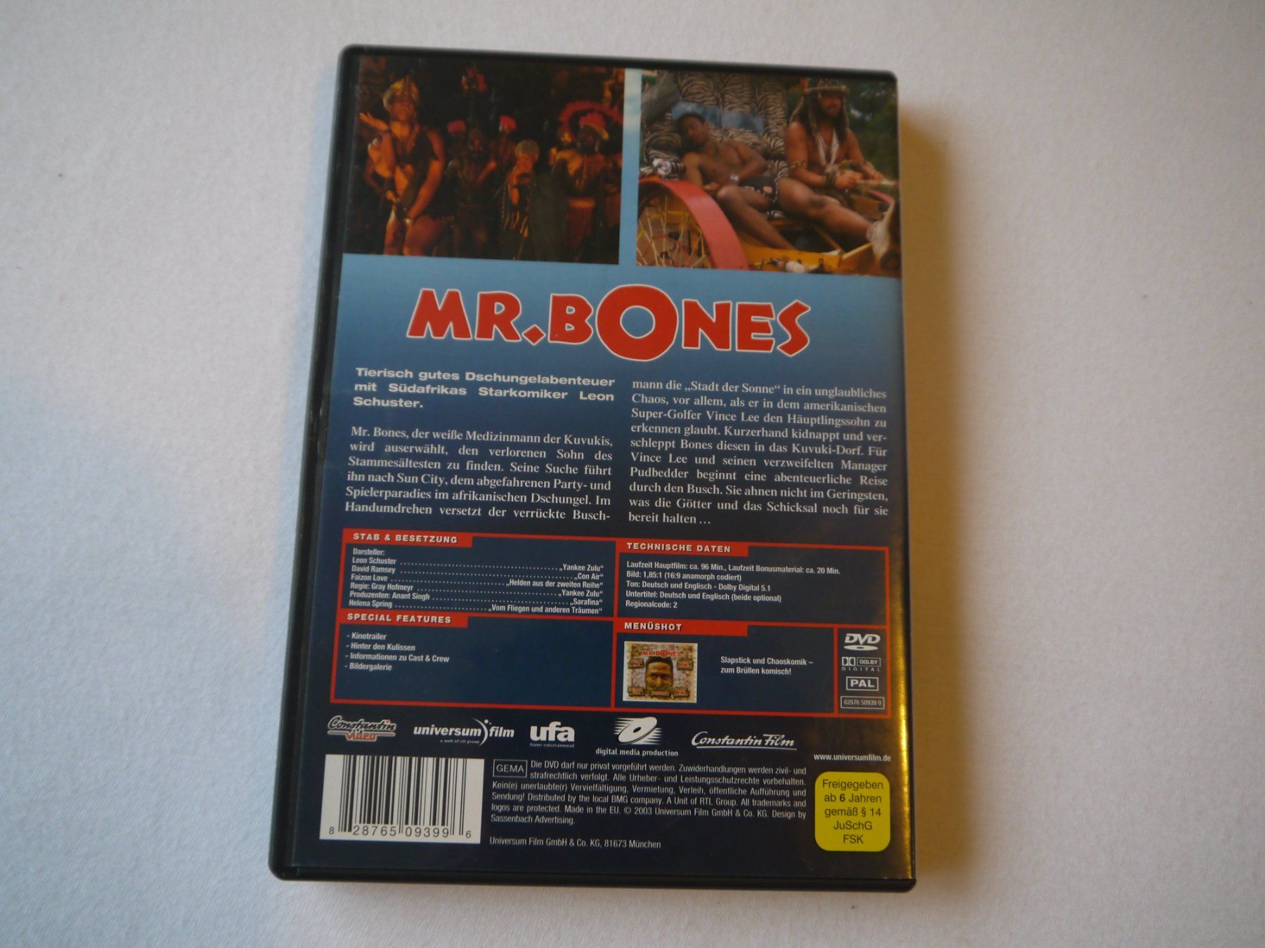 Tous les DVDs: MR. BONES – D'occasion à Hagendorn par Blaf 1