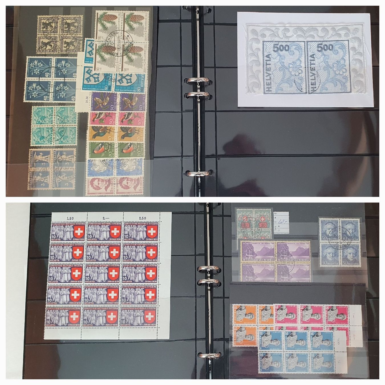Alle Briefmarken: Album mit Briefmarken Schweiz – Gebraucht aus Kreuzlingen von Rschweiz1 9