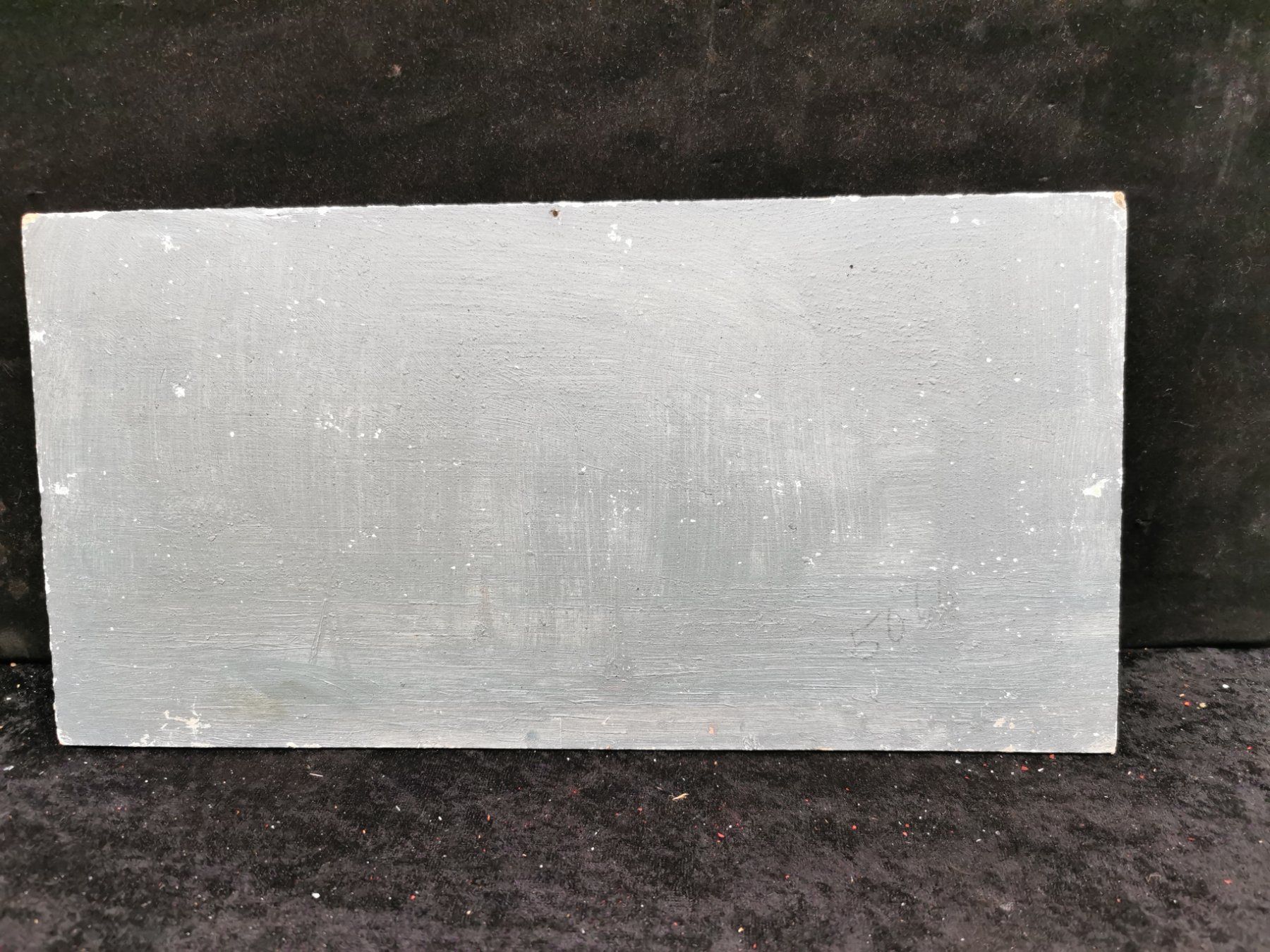 Gemälde: HUILE SUR PANNEAU SIGNÉE ET DATÉE 1955 – Gebraucht aus Genève von Qanil77 4