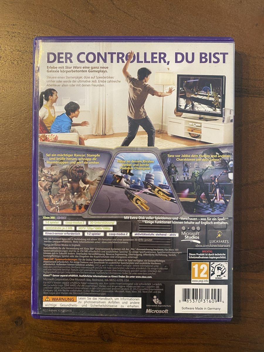Microsoft Giochi: Kinect Star Wars für Xbox 360 – Usato da Thunstetten venduto da Virus_33 2