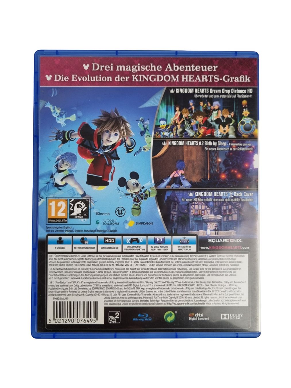 Giochi: KINGDOM HEARTS HD 2.8 Final Chapter Prologue PS4 – Usato da Wangen b. Olten venduto da Restwert_Wangen 1