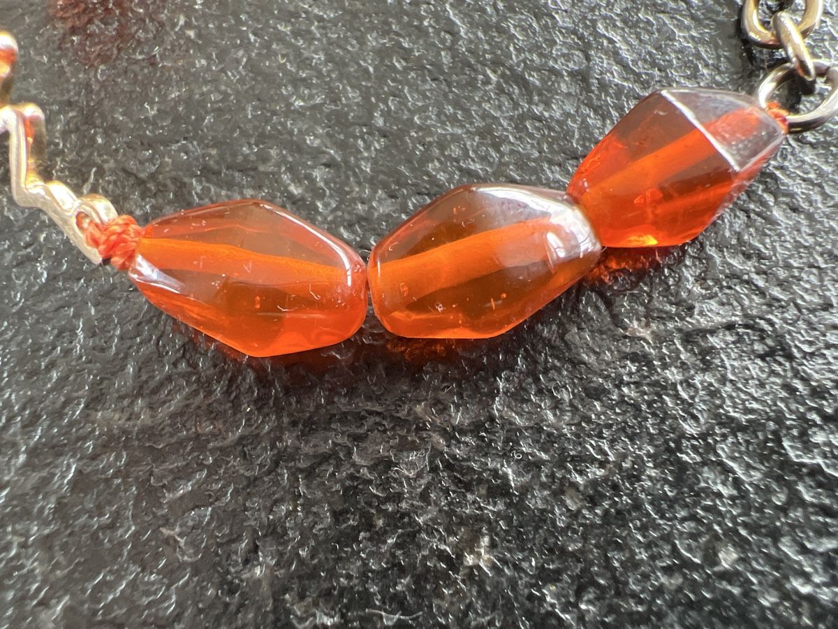 Bracciali & Braccialetti: Designer Armband Gold/Orange Glasperlen – Usato da HORGEN venduto da vladibarca10 2