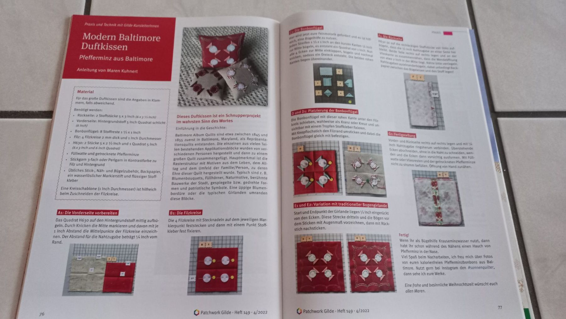 Riviste & Magazine: 2 Patchwork Gilde Magazine: Quilts & Textile Kunst – Usato da Winistorf venduto da acreativ4 2