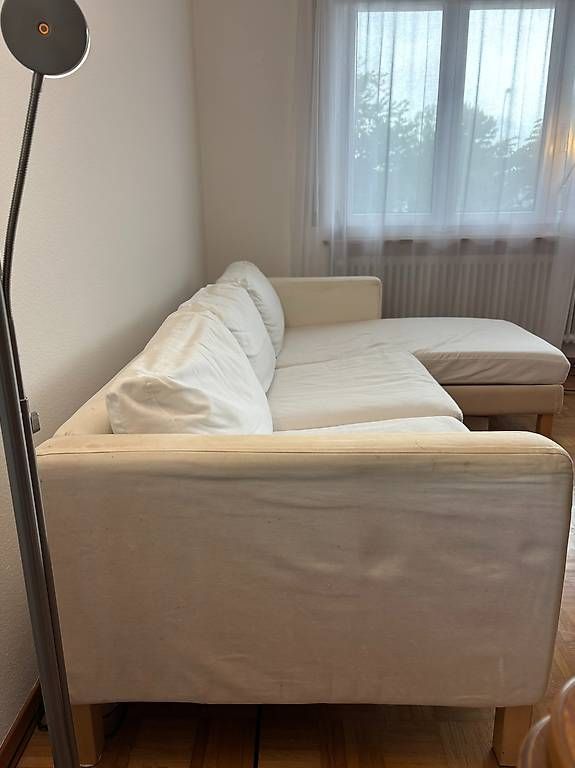 Divani: Helles Ecksofa mit Recamiere – Usato da Baden venduto da val_7lvp