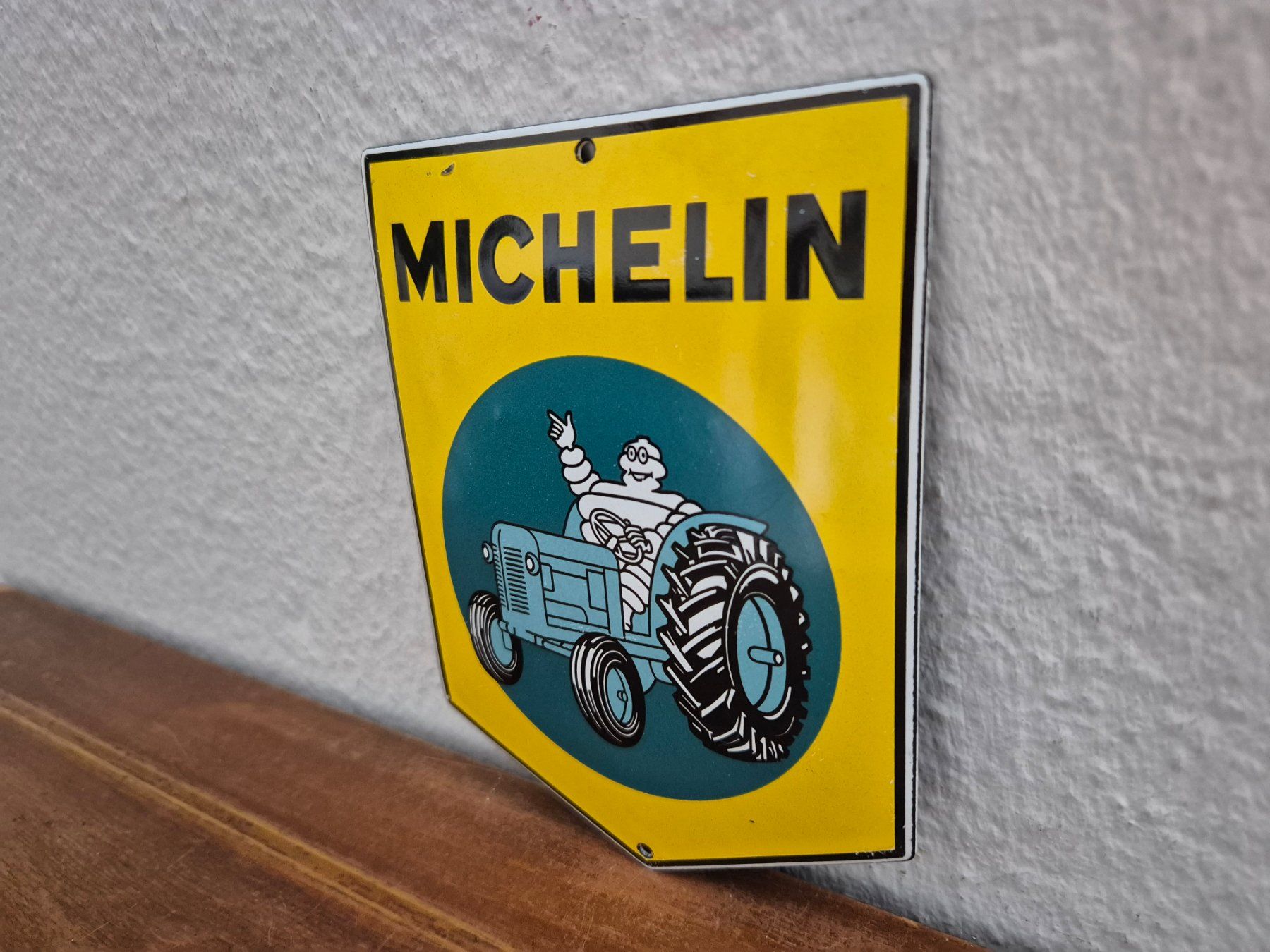 Michelin Ecriteaux: Emailschild Michelin Bibendum Traktor Logo Emaille Schild – Neuf (Voir description) à Schaffhausen par pfanis09 3
