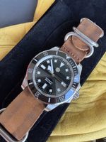 San Martin Automatic Diver 300 m | NH35 | Leder-NATO