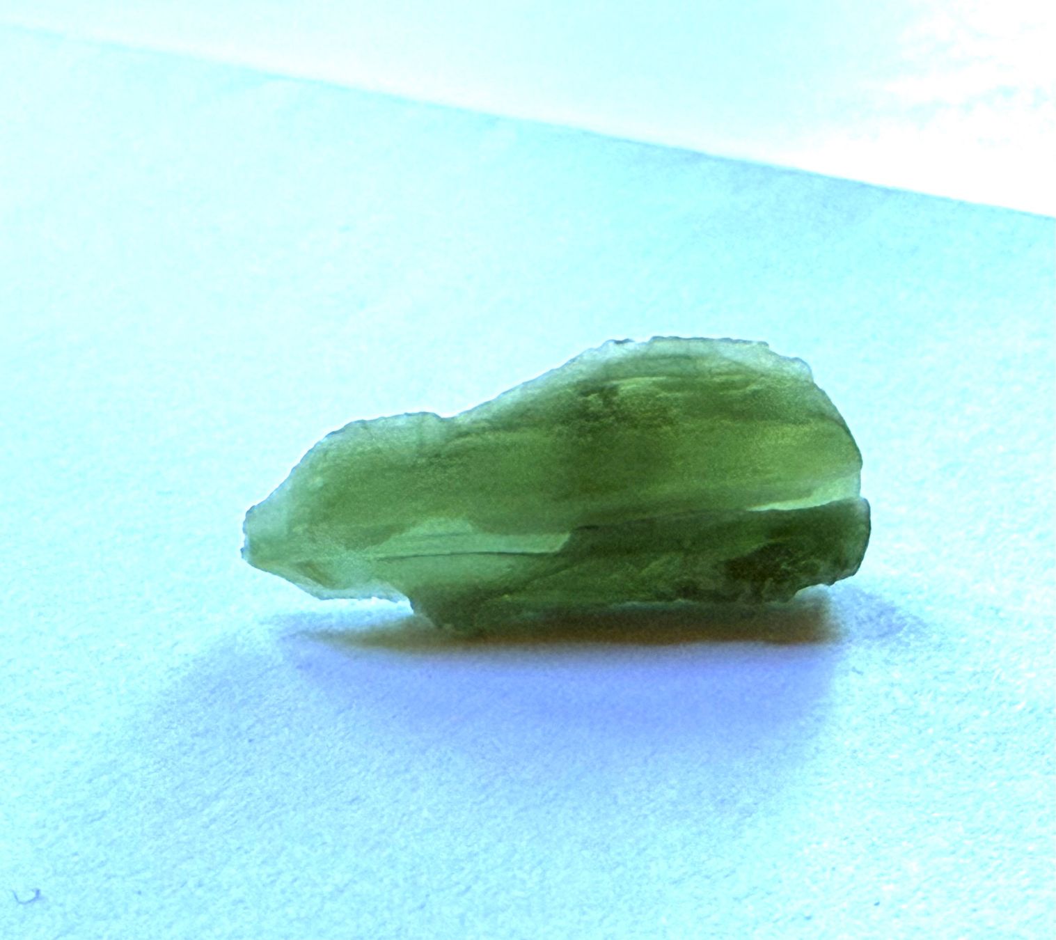 Pietre preziose: Seltene 10ct Moldavit Tschechisches Meteoritglas – Nuovo (secondo la descrizione) da Zuerich venduto da SonderArt-Wertgut 2