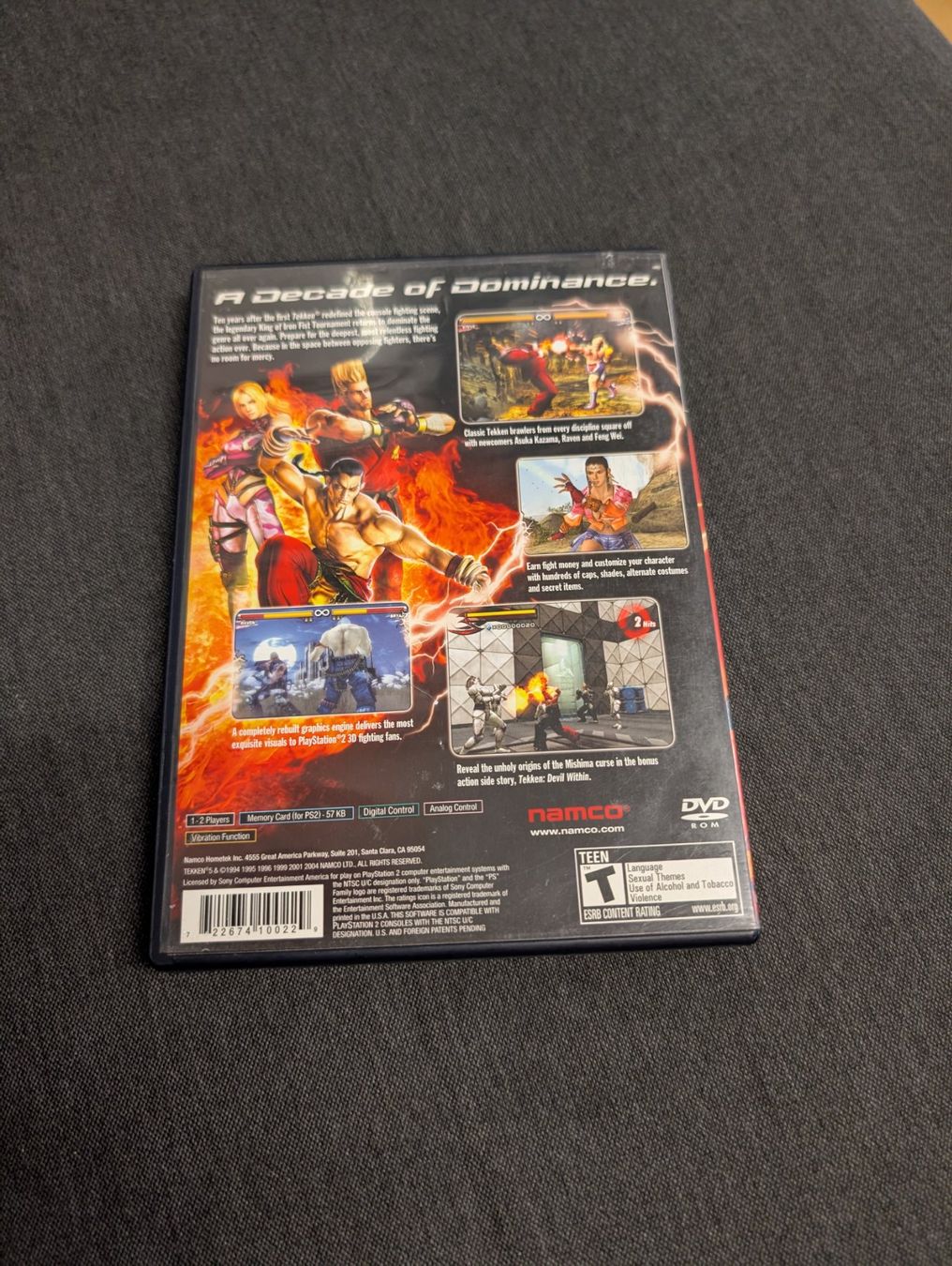 Giochi: Tekken 5 NTSC/USA Sony playstation 2 – Usato da Giubiasco venduto da Ticinerd 1