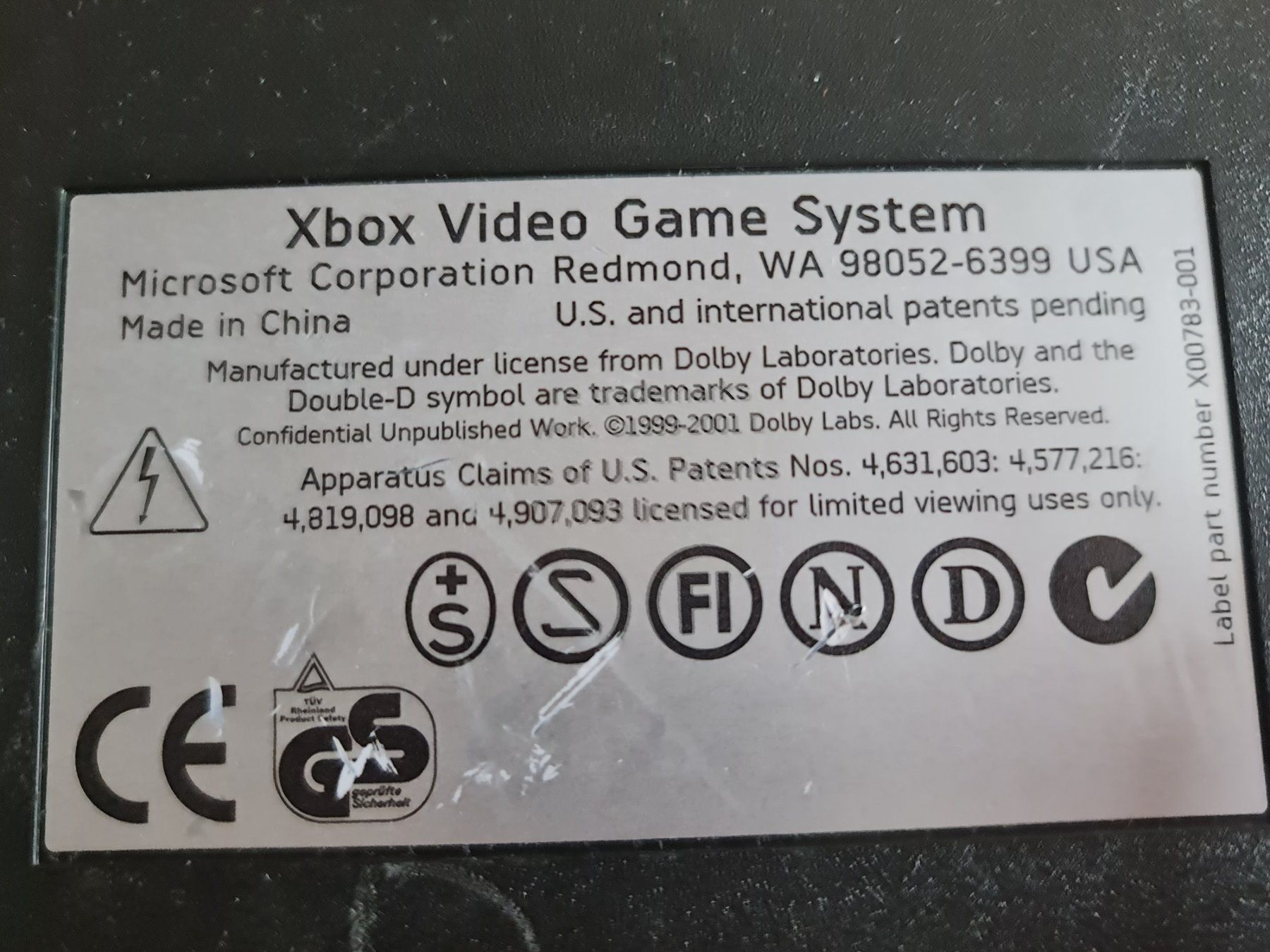 Microsoft Console: Microsoft Xbox Classic – Difettoso da Winterthur venduto da Hai6 5