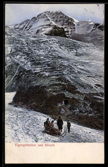 Ansichtskarten: AK Eigergletscher, Gletscher und Mönch – Gebraucht aus Berlin von bartko-reher