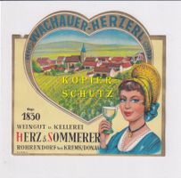 Etikette (gross) - Wachauer-Herzl /bd
