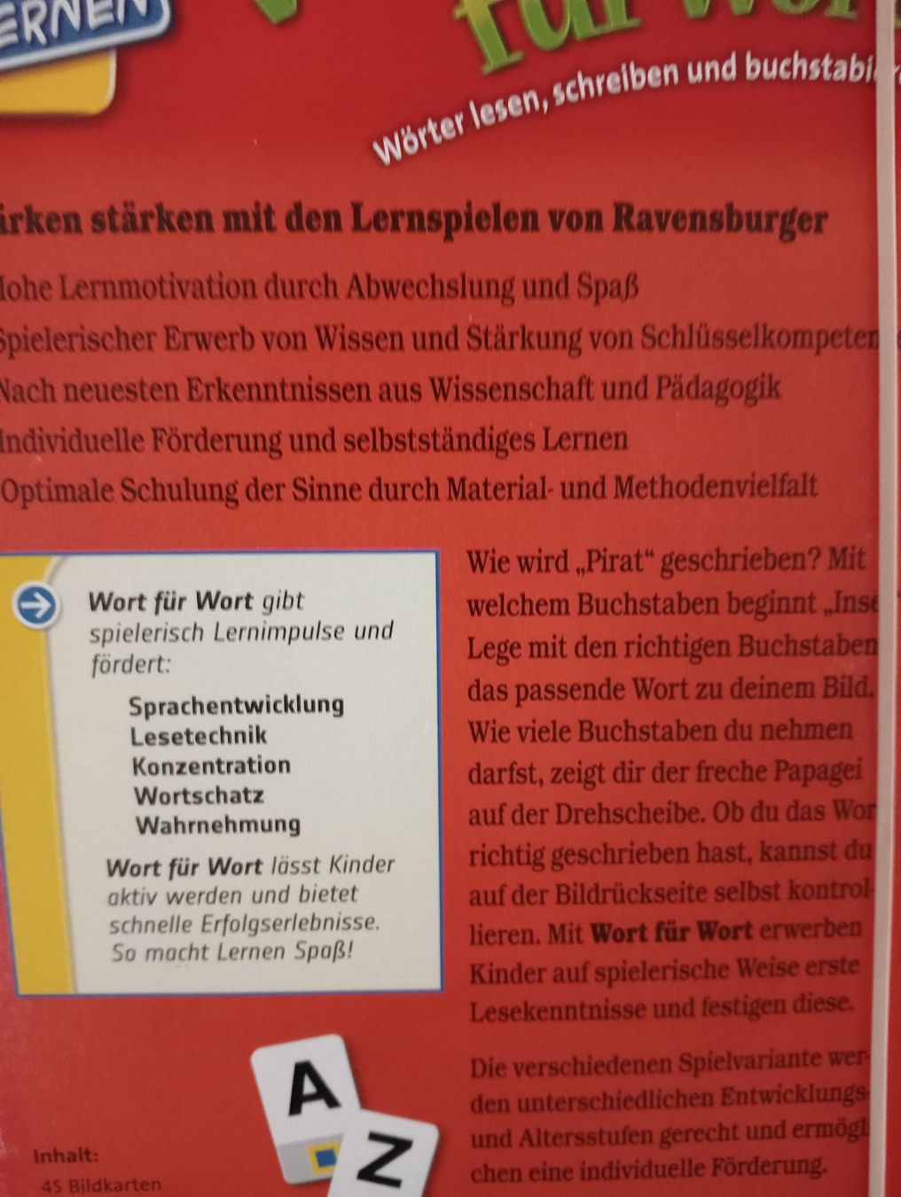 Giochi: Lernspiel lesen und schreiben – Usato da Bremgarten b. Bern venduto da josephine07 3