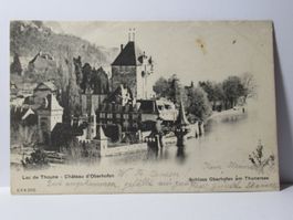 Lac de Thoune  -  Château d' Oberhofen  1905
