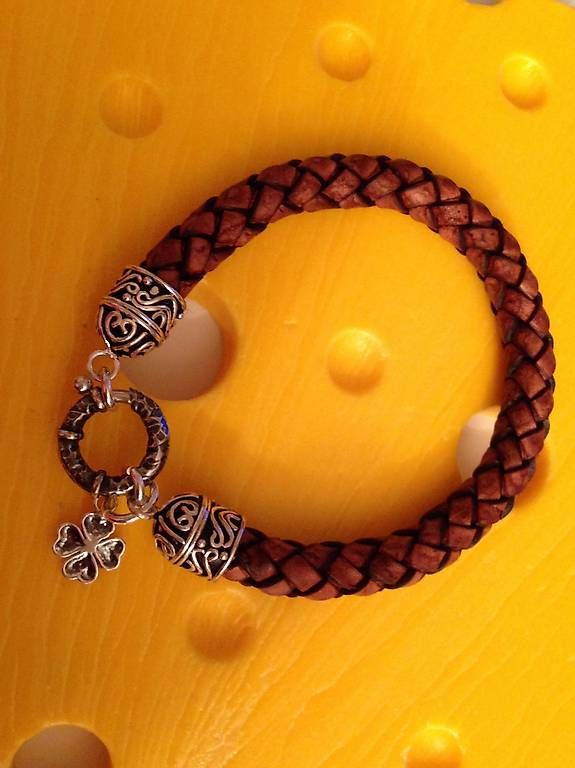 Bracciali & Braccialetti: Leder/Silber Armband – Usato da Zürich venduto da 1daniela1