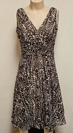 SAVANNAH Damen Cocktailkleid / Sommerkleid Gr. 38 – Braun Be