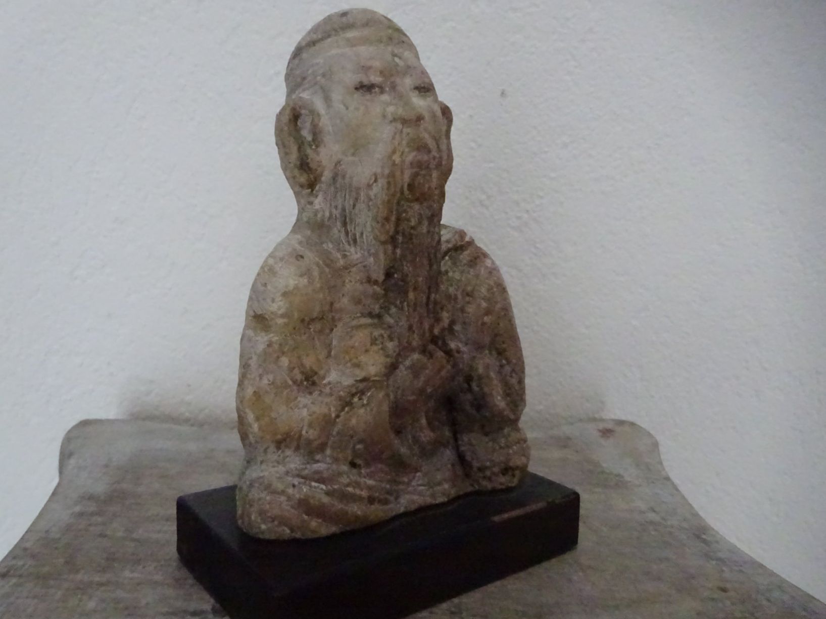 Sculture & Statue: Antike Steinfigur China / Konfuzius – Usato da Esslingen venduto da eintagammeer 1
