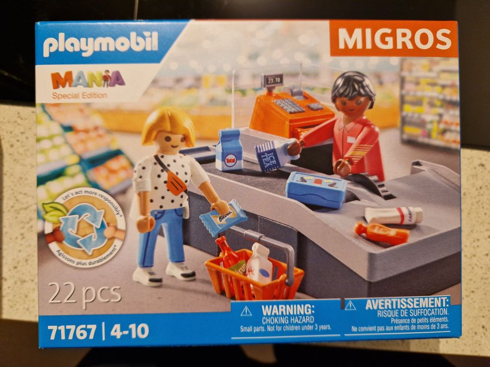 Playmobil Mania Migros 71767 La Caisse - Édition Limitée Suisse - NEUF