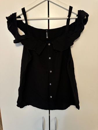 Schwarzes Trägertop von Chicoree (M)