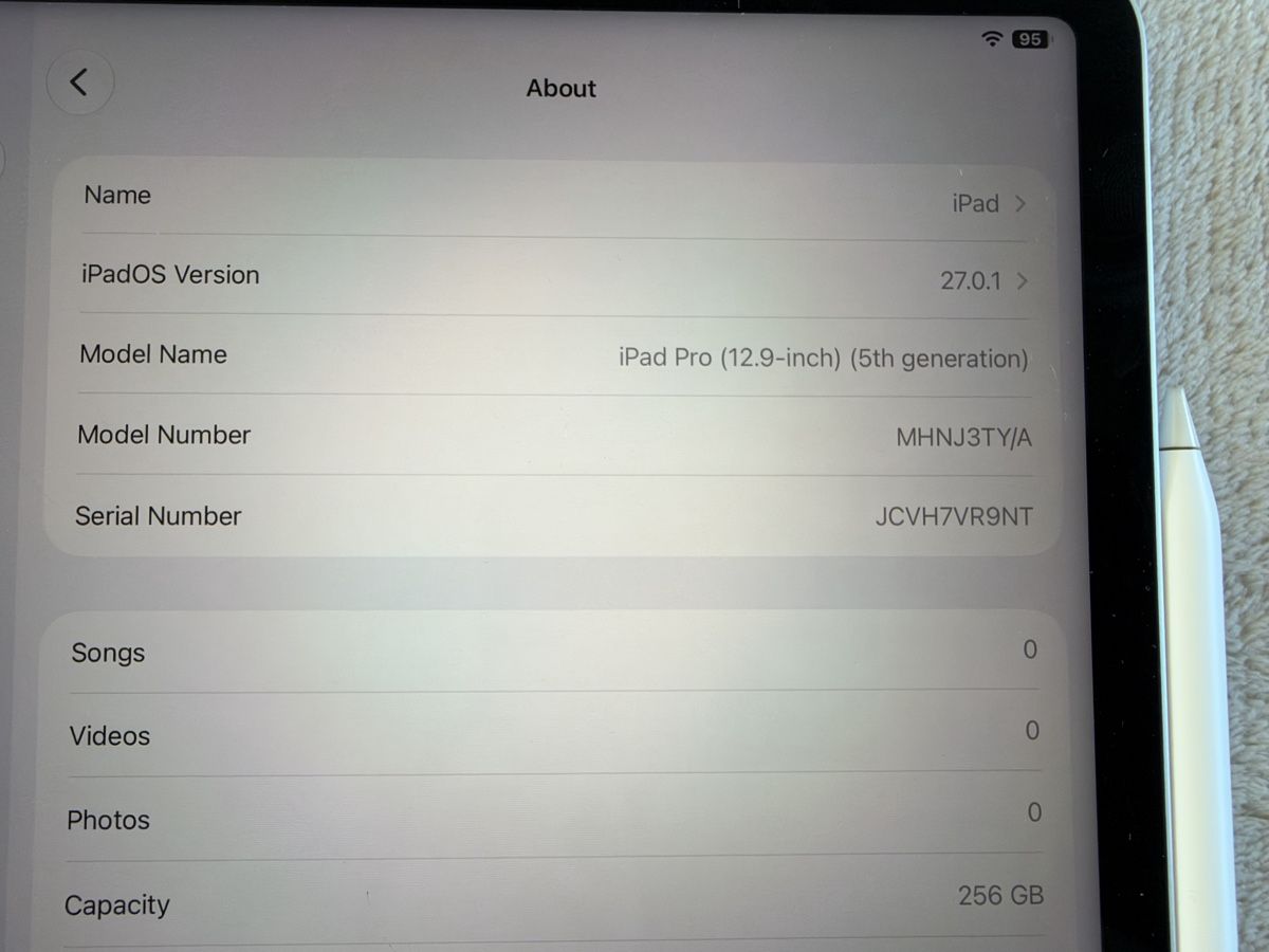 Apple Tablet PC: iPad Pro (12.9 inch) 5th Generation – Gebraucht aus Appenzell Meister. von marzbar8 4