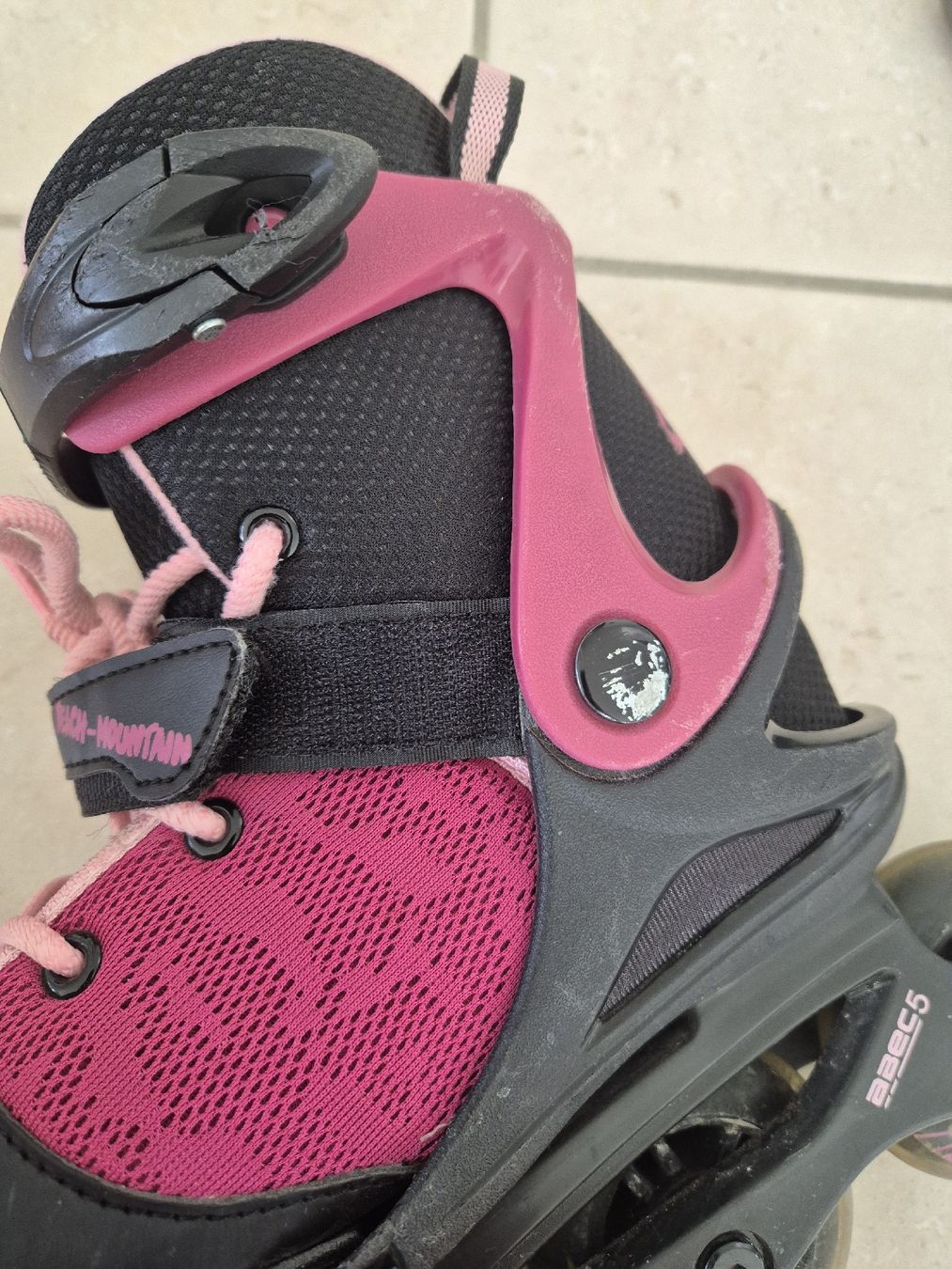 Pattini in linea & Pattini a rotelle: Inline Skates Beach-Mountain 32-35 pink  – Usato da Adliswil venduto da Stardust11 2