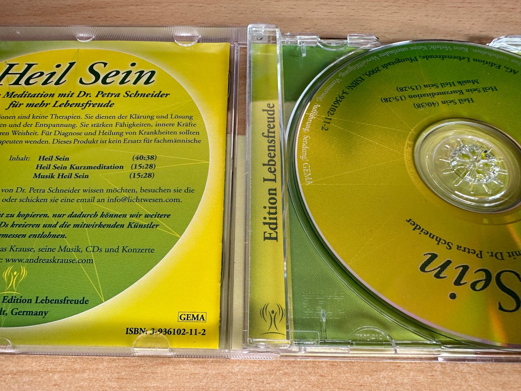 CD: Petra Schneider - Heil Sein – Usato da Rikon im Tösstal venduto da Alpenmutz 2