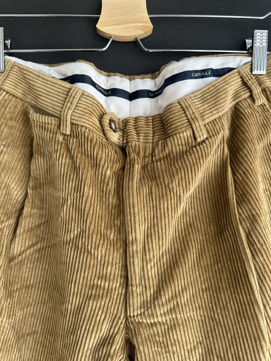 Pantaloni: Canali Corduroy Trousers – Usato da Vevey venduto da ledidream 1