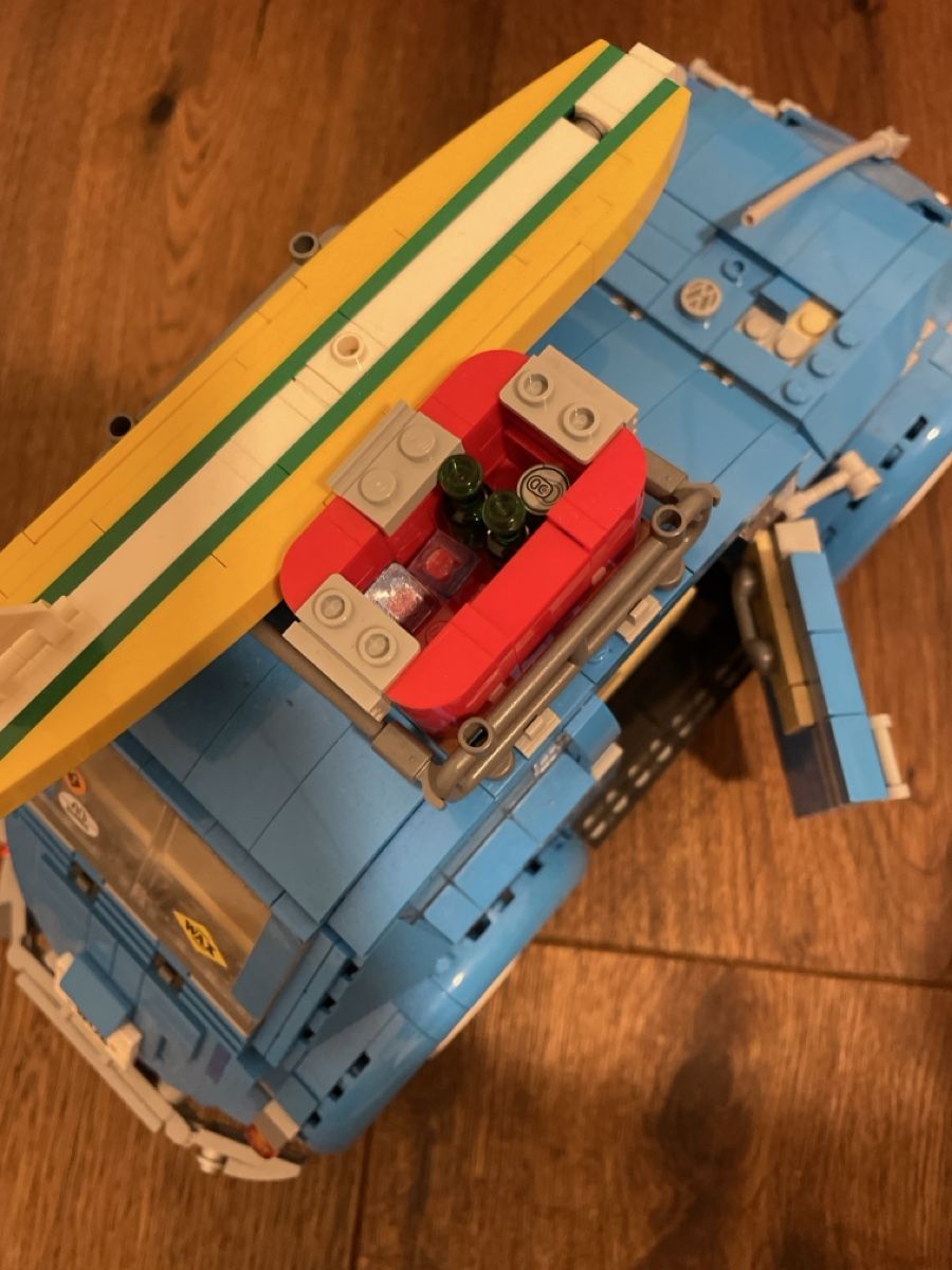 Lego Giocattoli: LEGO VW Käfer, blau, mit Surfbrett – Usato da Pura venduto da pascavaa 2