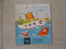 altes, kleines Puzzle *Dampfschiff*