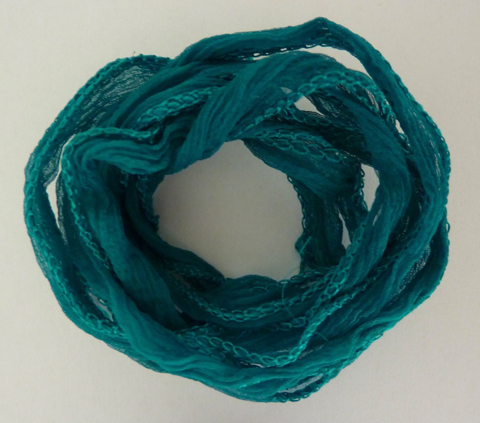 Nastri decorativi: 3 Seidenbänder Schmuckbänder Chiffon crinkle – Nuovo (secondo la descrizione) da Allschwil venduto da millefiori3 3