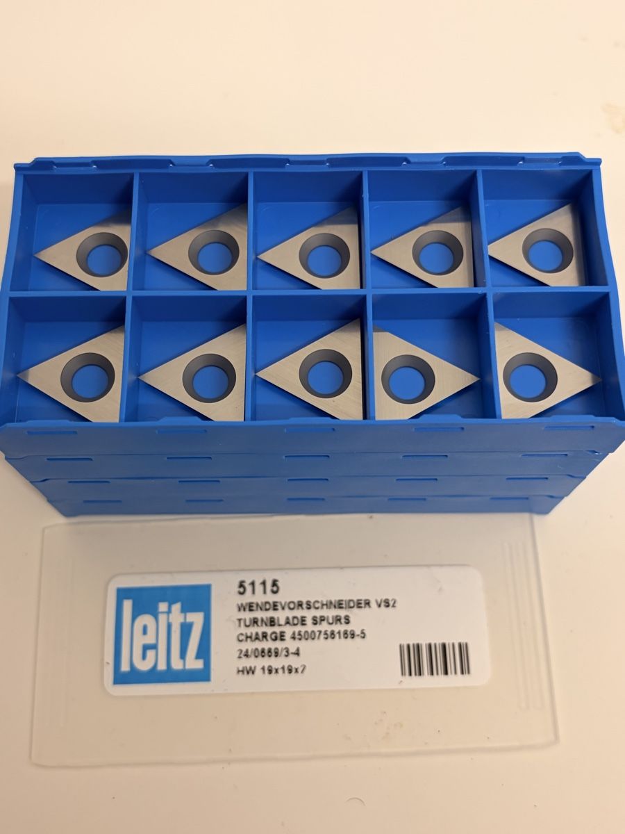 Leitz Tutti gli attrezzi: Leitz Wendeplatten VS2, 40 Stück, NEU! – Nuovo e nell'imballaggio originale da Weinfelden venduto da ToolSHOP