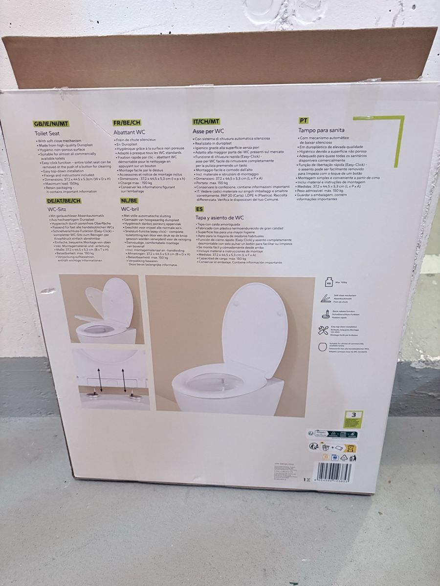 WC: WC Sitz Livarno WC neu – Neuf avec emballage d'origine à Jona par linda8301 1
