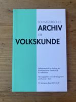 Schweizerisches Archiv für Volkskunde, Band 112, 2016
