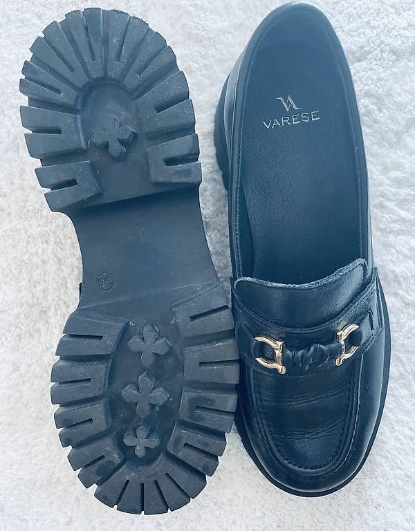 Scarpe da donna: Damen-Loafer schwarz – Usato da Brunnen venduto da rot005 2