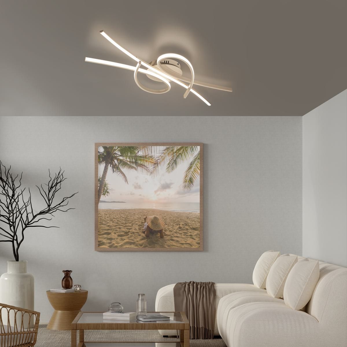 Lampadari & plafoniere: LED Deckenleuchte, CCT, 100 cm x 44 cm – Nuovo (secondo la descrizione) da Kreuzlingen venduto da Smart-Light 1