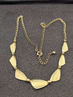 Vintage Gold Duble Collier Halskette Top