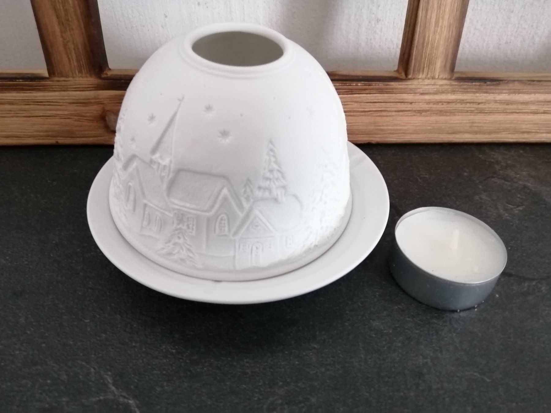 Toutes les décorations: 👀 Winterdorf  3D Licht Bild mit Teelicht – Neuf avec emballage d'origine à langenthal par Jordi04 2