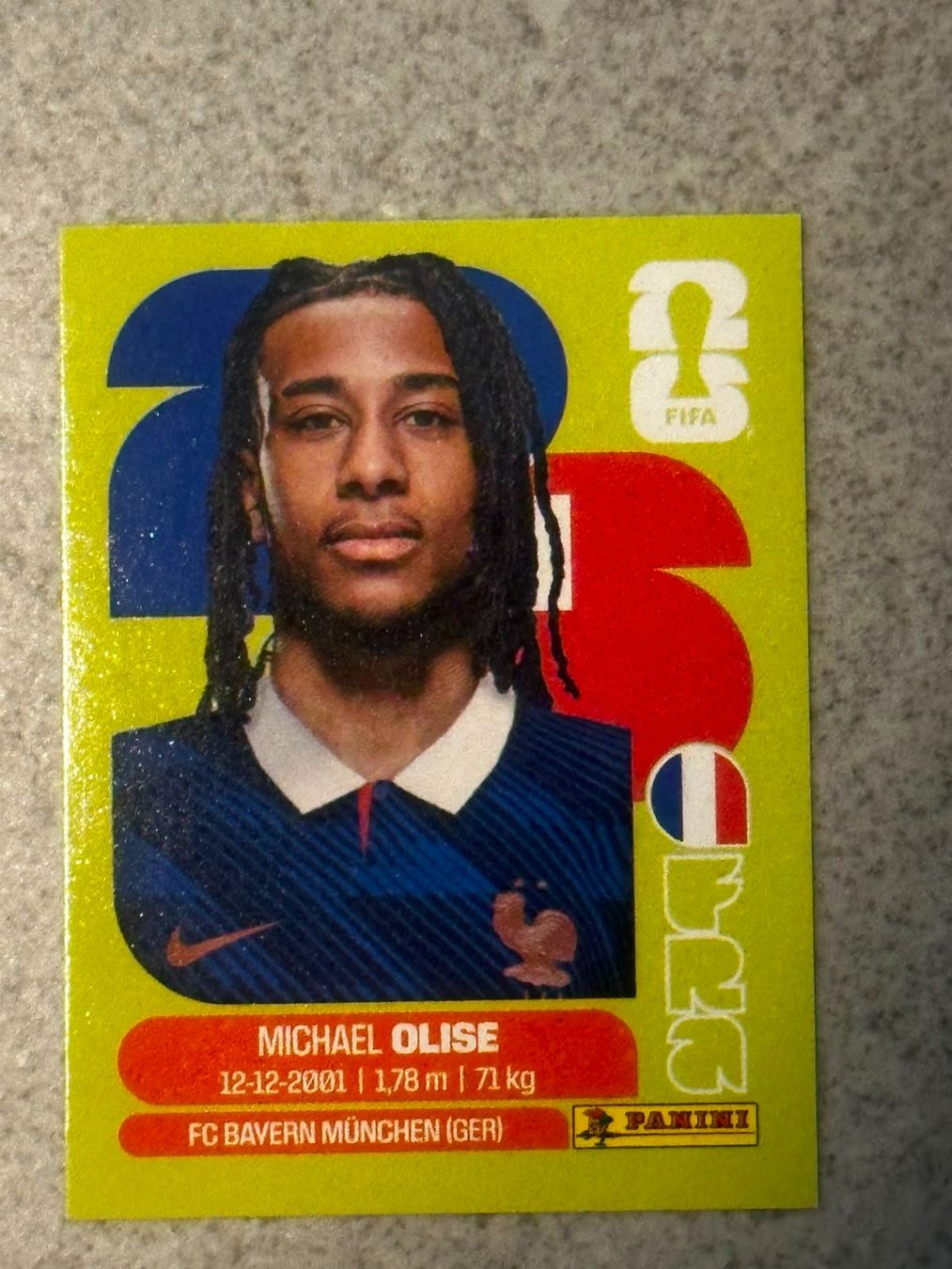 Panini Carte collezionabili: Panini 2026 - Michael Olise  – Nuovo (secondo la descrizione) da Zürich venduto da shadow1109