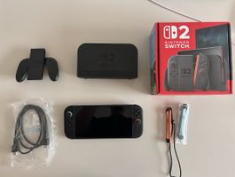 Nintendo Switch 2 inkl. Tasche & Schutz - wenig gebraucht