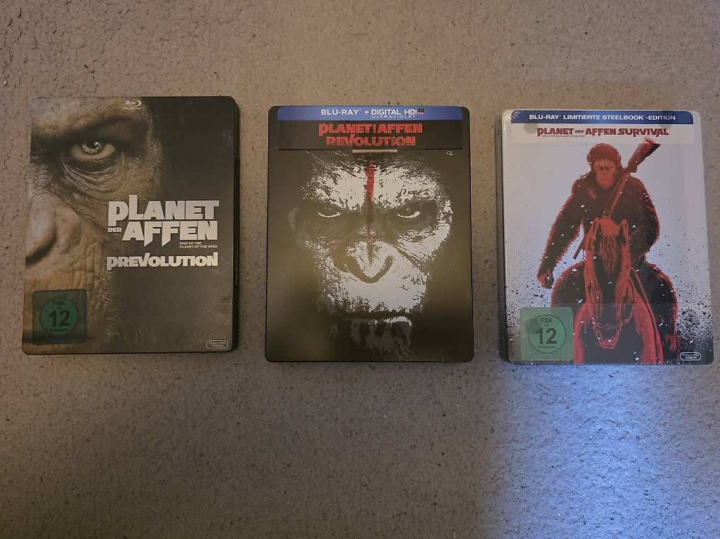 Tutti i DVDs: Planet der affen 1-3 – Usato da ermatingen venduto da Delson98