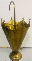 Vintage Messing Regenschirm Ständer Halter Wohnkultur Retro!