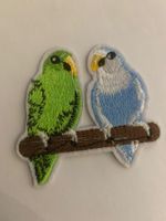Kanarien Vogel Patch Badge Bügelbild